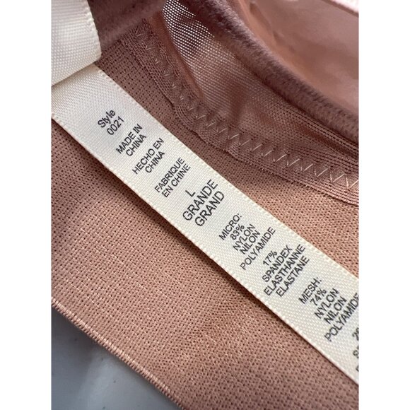 Rhonda Shear 2 Pack Molded Cup Bra with Wrap Back Size Large Pink Beige 638.29 - Picture 5 of 9